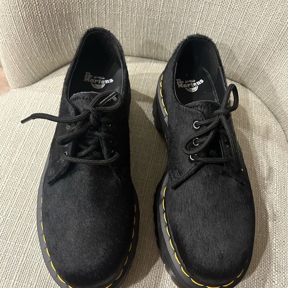 Dr. Martens 1461 Hair On Quad Platform Derby shoes Mens Size 7 , women’s 8 New main image 10